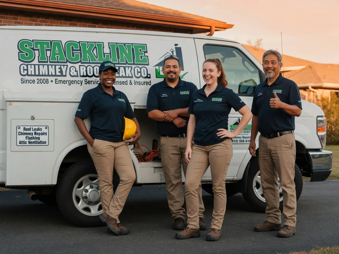 Chimney flashing repair company in Rodeo, CA